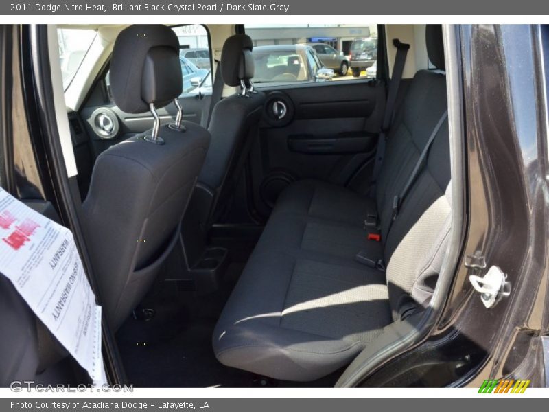Brilliant Black Crystal Pearl / Dark Slate Gray 2011 Dodge Nitro Heat