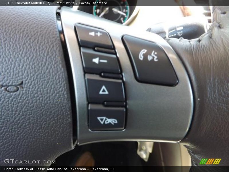 Summit White / Cocoa/Cashmere 2012 Chevrolet Malibu LTZ