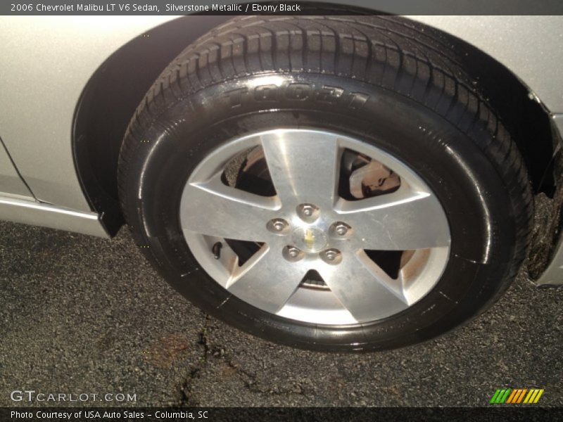 Silverstone Metallic / Ebony Black 2006 Chevrolet Malibu LT V6 Sedan