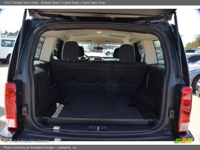 Brilliant Black Crystal Pearl / Dark Slate Gray 2011 Dodge Nitro Heat