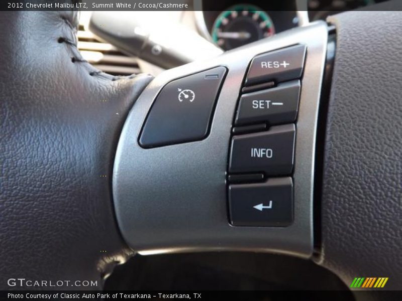 Summit White / Cocoa/Cashmere 2012 Chevrolet Malibu LTZ