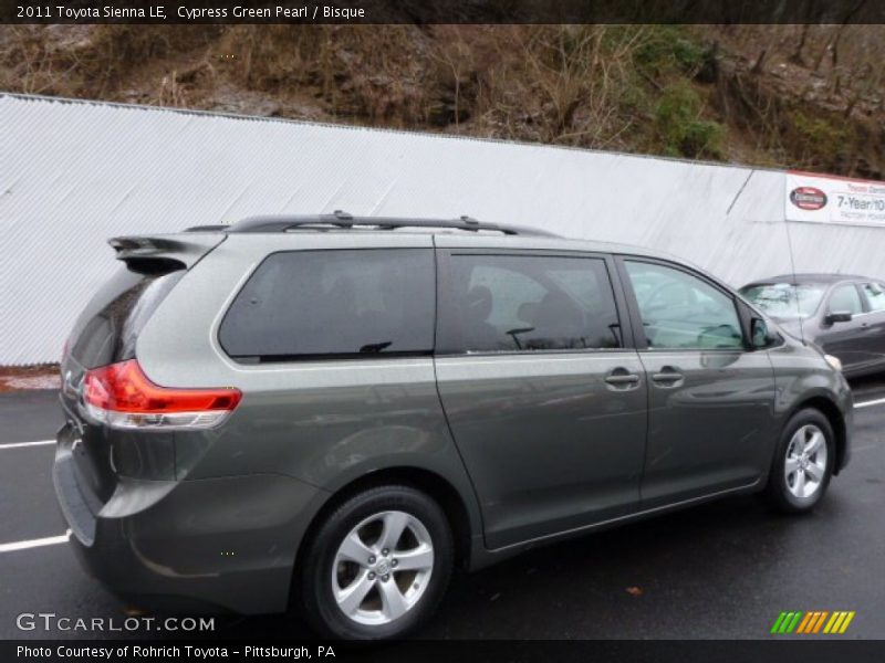  2011 Sienna LE Cypress Green Pearl