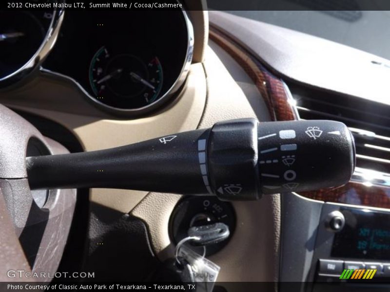 Summit White / Cocoa/Cashmere 2012 Chevrolet Malibu LTZ