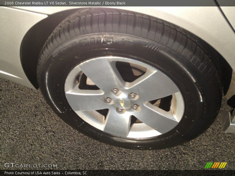 Silverstone Metallic / Ebony Black 2006 Chevrolet Malibu LT V6 Sedan