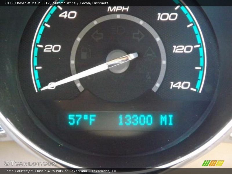 Summit White / Cocoa/Cashmere 2012 Chevrolet Malibu LTZ