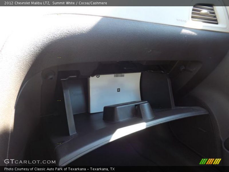 Summit White / Cocoa/Cashmere 2012 Chevrolet Malibu LTZ