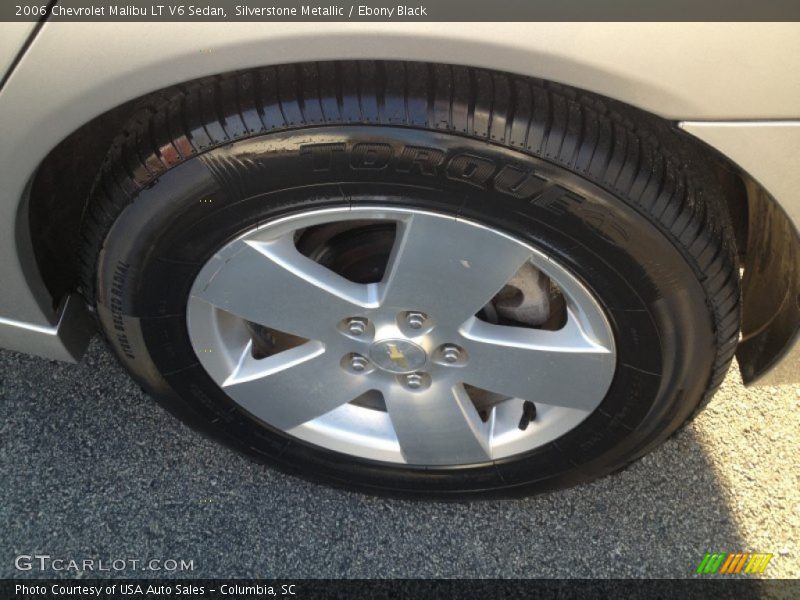Silverstone Metallic / Ebony Black 2006 Chevrolet Malibu LT V6 Sedan