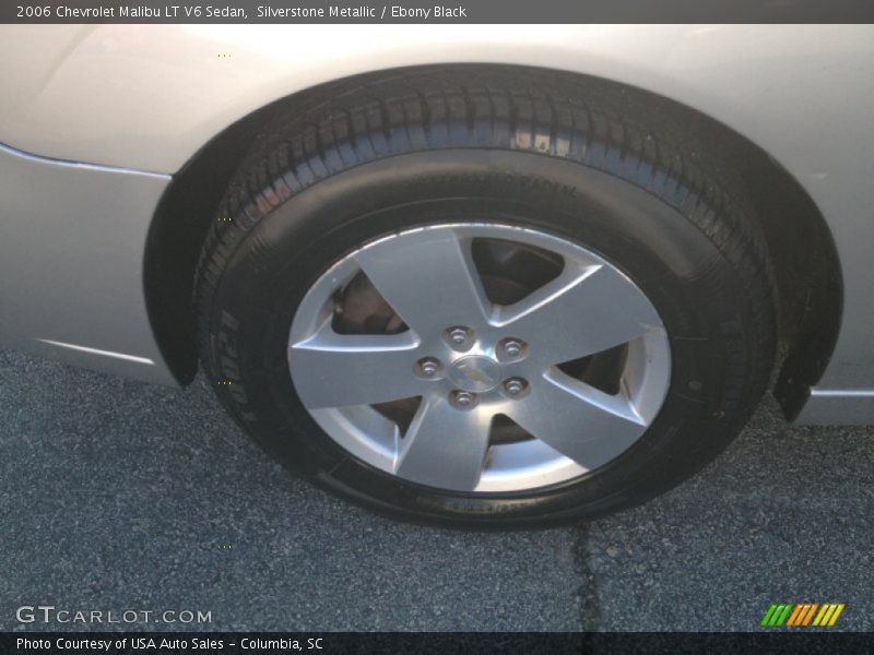 Silverstone Metallic / Ebony Black 2006 Chevrolet Malibu LT V6 Sedan