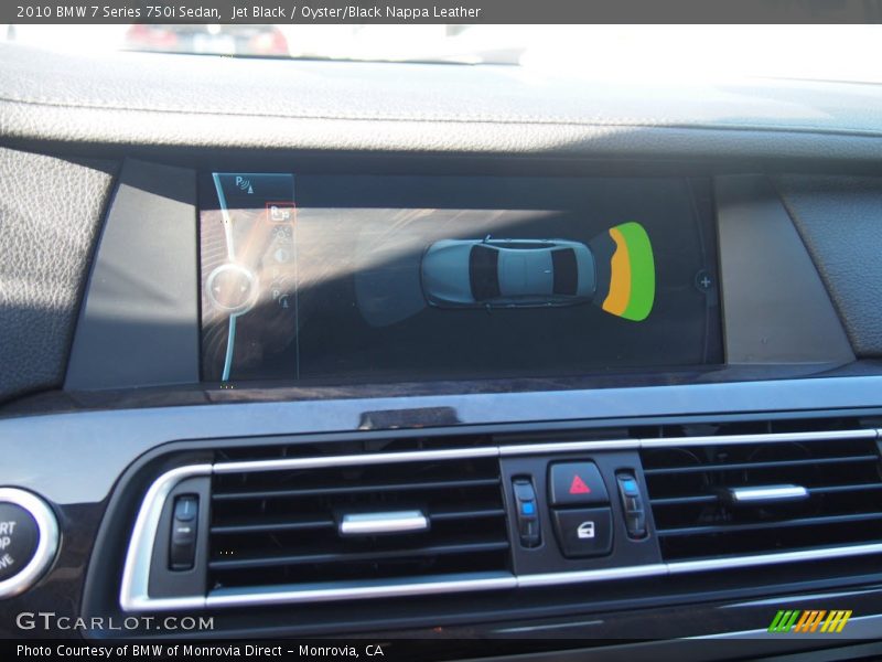 Jet Black / Oyster/Black Nappa Leather 2010 BMW 7 Series 750i Sedan