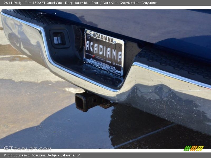 Deep Water Blue Pearl / Dark Slate Gray/Medium Graystone 2011 Dodge Ram 1500 ST Quad Cab