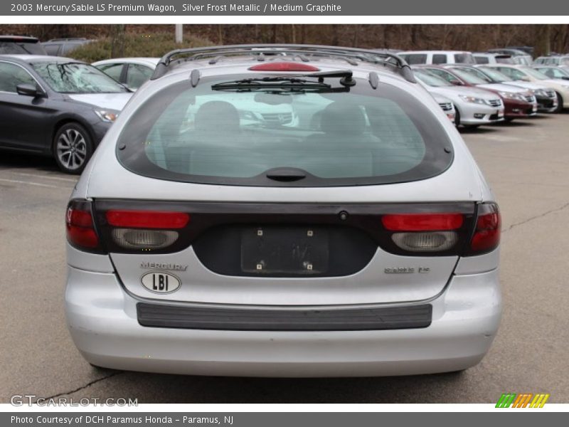 Silver Frost Metallic / Medium Graphite 2003 Mercury Sable LS Premium Wagon