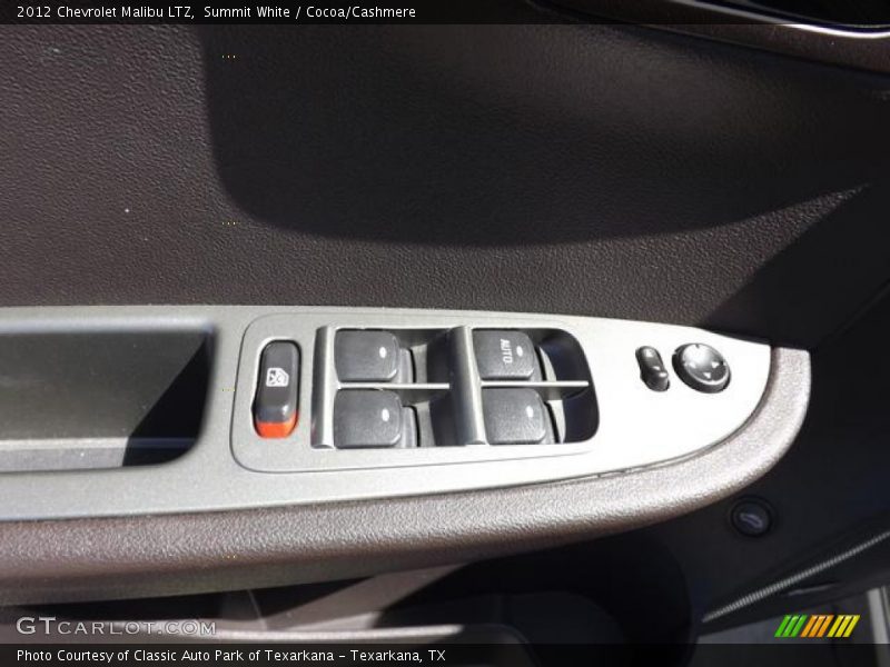 Summit White / Cocoa/Cashmere 2012 Chevrolet Malibu LTZ