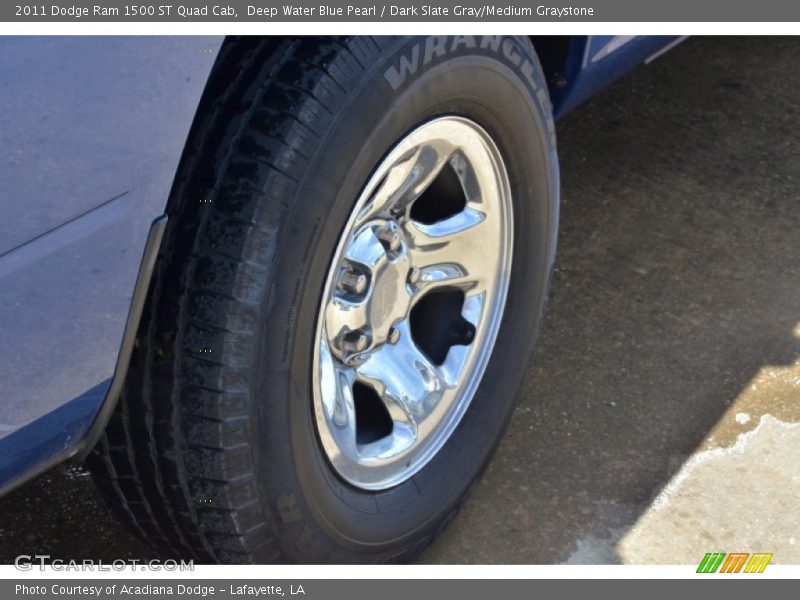 Deep Water Blue Pearl / Dark Slate Gray/Medium Graystone 2011 Dodge Ram 1500 ST Quad Cab
