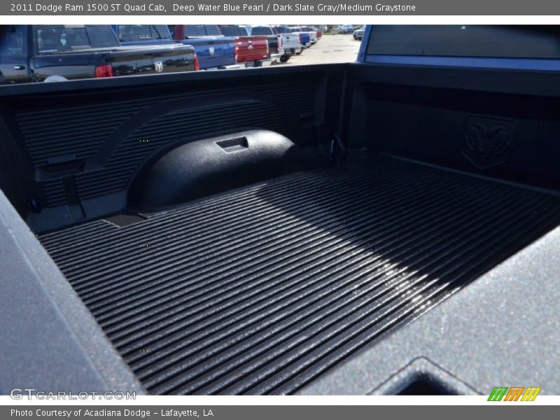 Deep Water Blue Pearl / Dark Slate Gray/Medium Graystone 2011 Dodge Ram 1500 ST Quad Cab