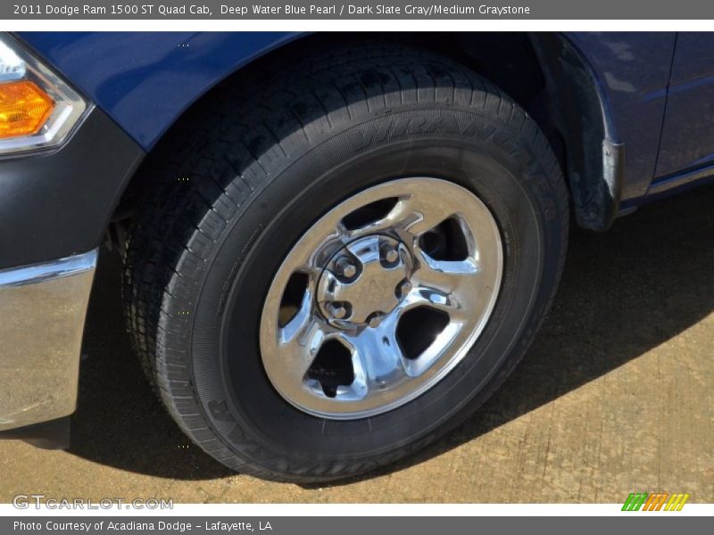 Deep Water Blue Pearl / Dark Slate Gray/Medium Graystone 2011 Dodge Ram 1500 ST Quad Cab