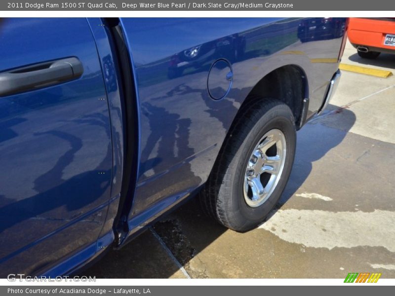 Deep Water Blue Pearl / Dark Slate Gray/Medium Graystone 2011 Dodge Ram 1500 ST Quad Cab