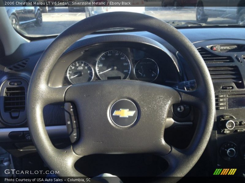 Silverstone Metallic / Ebony Black 2006 Chevrolet Malibu LT V6 Sedan