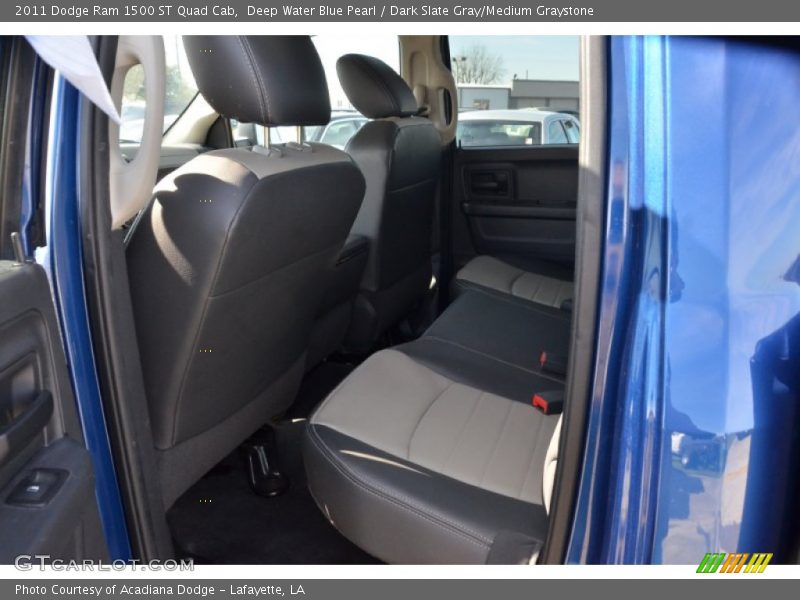 Deep Water Blue Pearl / Dark Slate Gray/Medium Graystone 2011 Dodge Ram 1500 ST Quad Cab