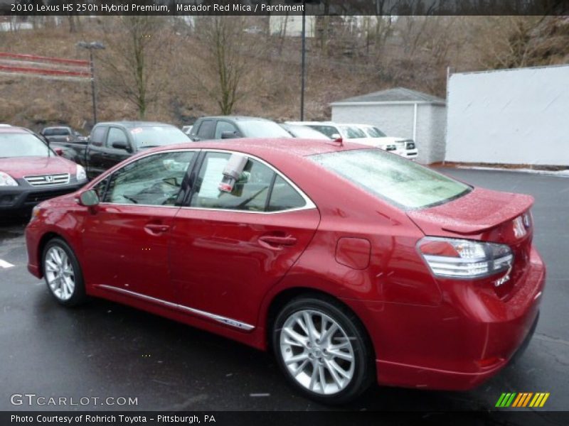  2010 HS 250h Hybrid Premium Matador Red Mica