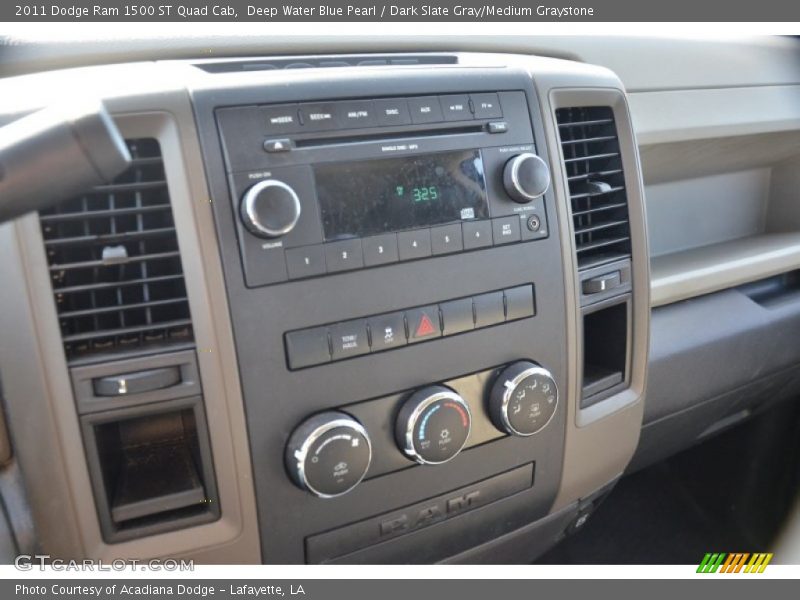 Deep Water Blue Pearl / Dark Slate Gray/Medium Graystone 2011 Dodge Ram 1500 ST Quad Cab