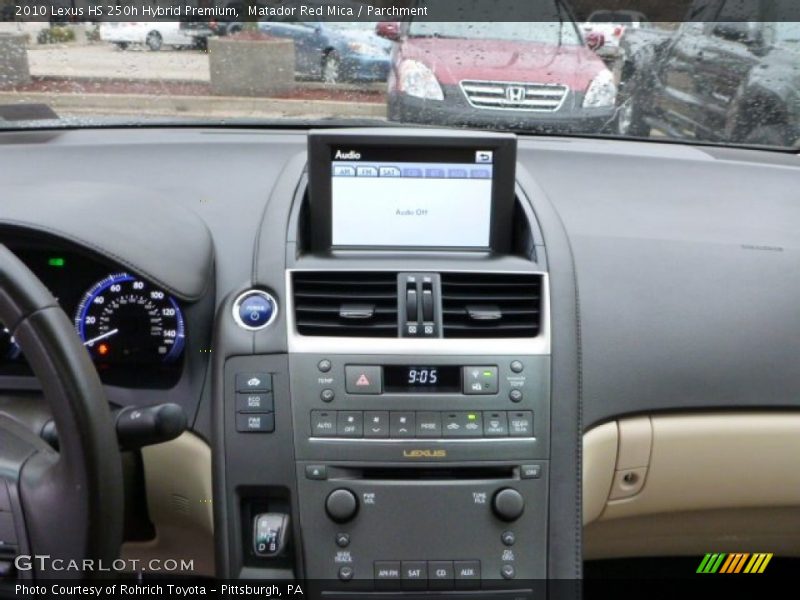 Matador Red Mica / Parchment 2010 Lexus HS 250h Hybrid Premium