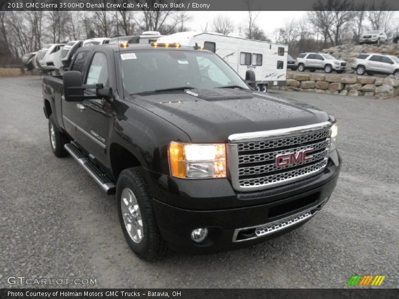 Onyx Black / Ebony 2013 GMC Sierra 3500HD Denali Crew Cab 4x4