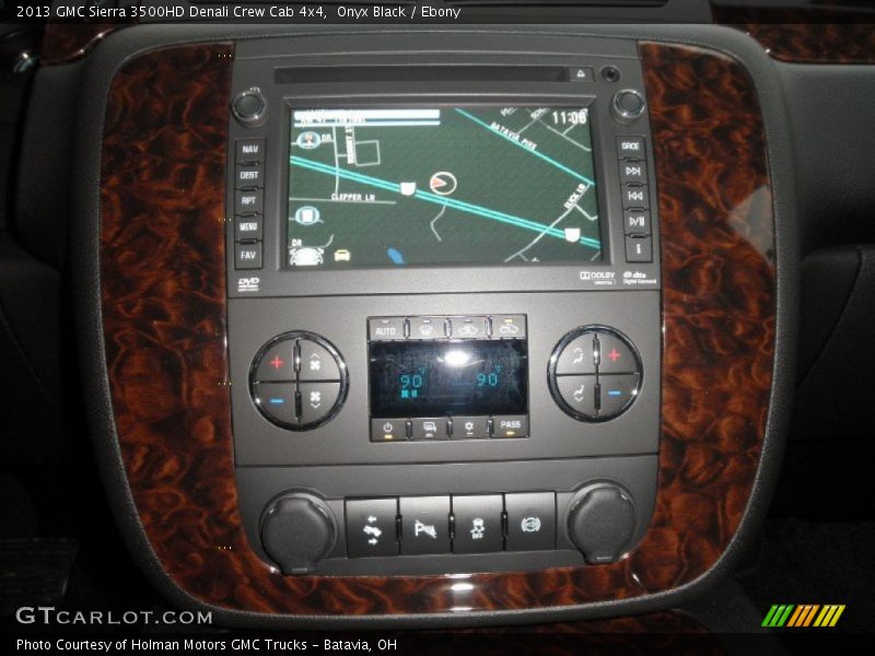 Onyx Black / Ebony 2013 GMC Sierra 3500HD Denali Crew Cab 4x4