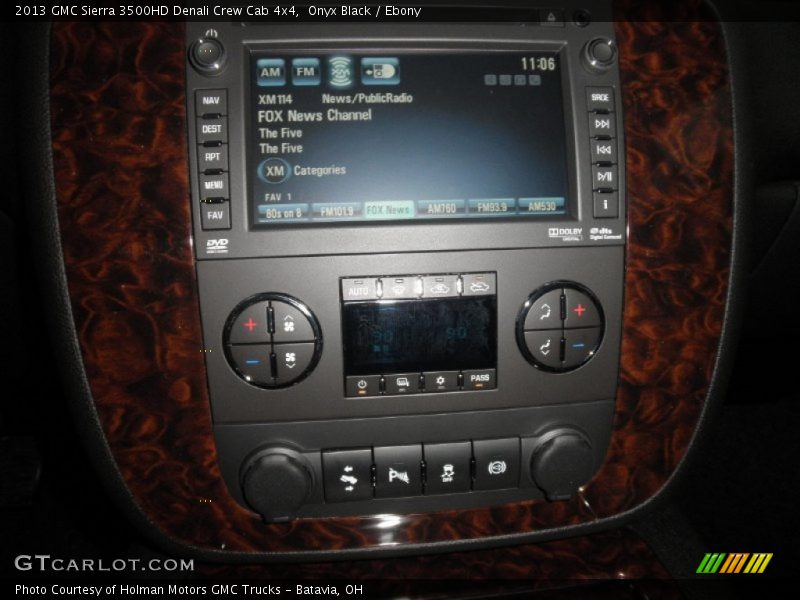Onyx Black / Ebony 2013 GMC Sierra 3500HD Denali Crew Cab 4x4