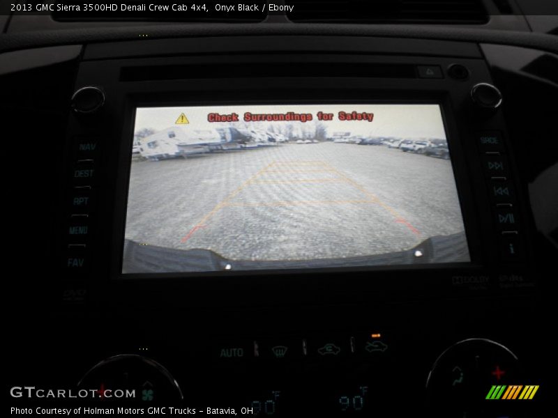 Onyx Black / Ebony 2013 GMC Sierra 3500HD Denali Crew Cab 4x4