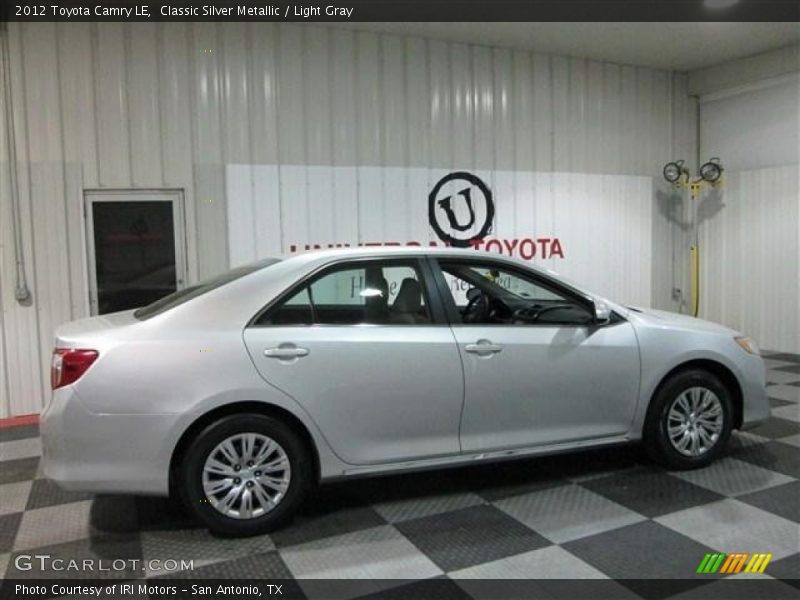 Classic Silver Metallic / Light Gray 2012 Toyota Camry LE