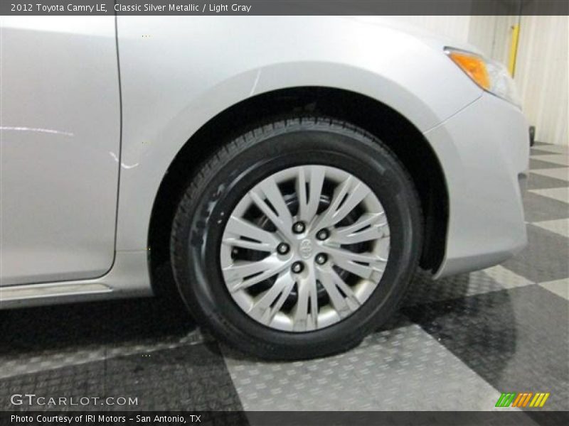 Classic Silver Metallic / Light Gray 2012 Toyota Camry LE
