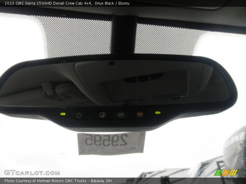 Onyx Black / Ebony 2013 GMC Sierra 3500HD Denali Crew Cab 4x4