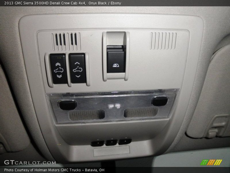 Onyx Black / Ebony 2013 GMC Sierra 3500HD Denali Crew Cab 4x4