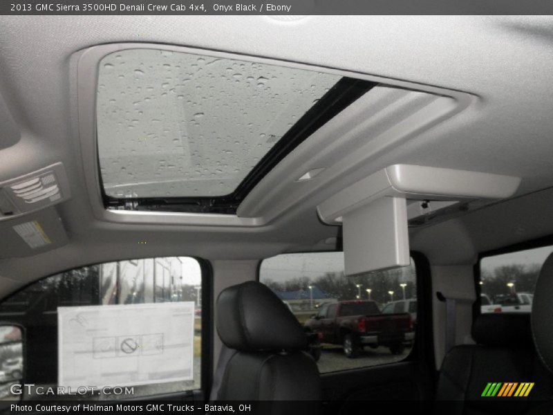 Onyx Black / Ebony 2013 GMC Sierra 3500HD Denali Crew Cab 4x4