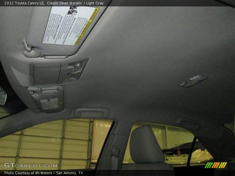 Classic Silver Metallic / Light Gray 2012 Toyota Camry LE