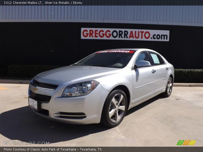 Silver Ice Metallic / Ebony 2012 Chevrolet Malibu LT
