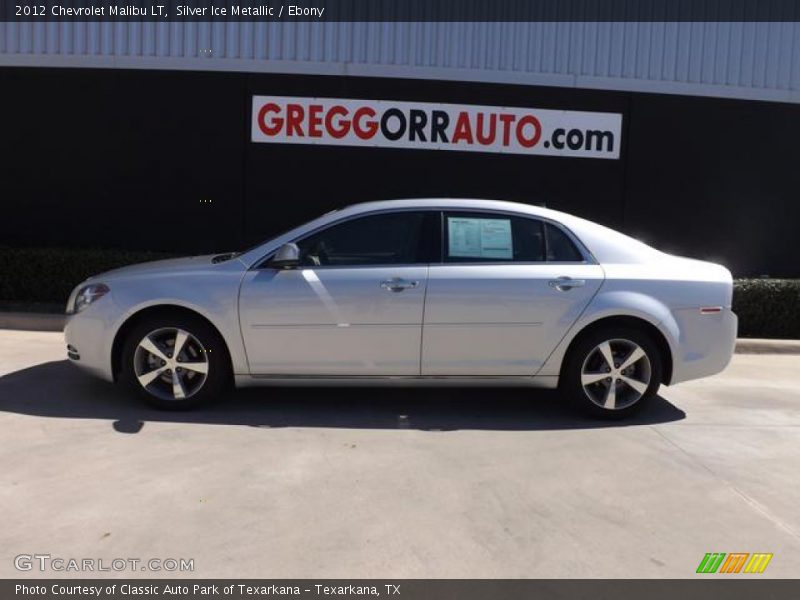 Silver Ice Metallic / Ebony 2012 Chevrolet Malibu LT