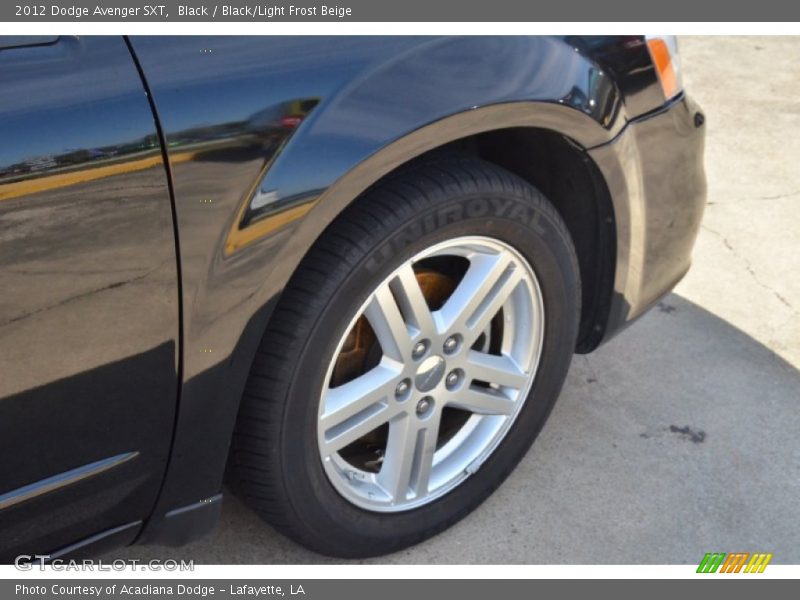 Black / Black/Light Frost Beige 2012 Dodge Avenger SXT