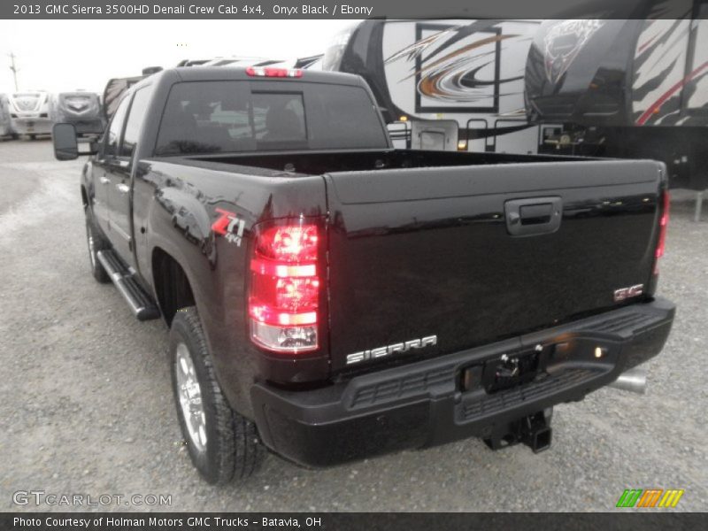 Onyx Black / Ebony 2013 GMC Sierra 3500HD Denali Crew Cab 4x4