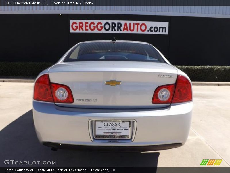 Silver Ice Metallic / Ebony 2012 Chevrolet Malibu LT