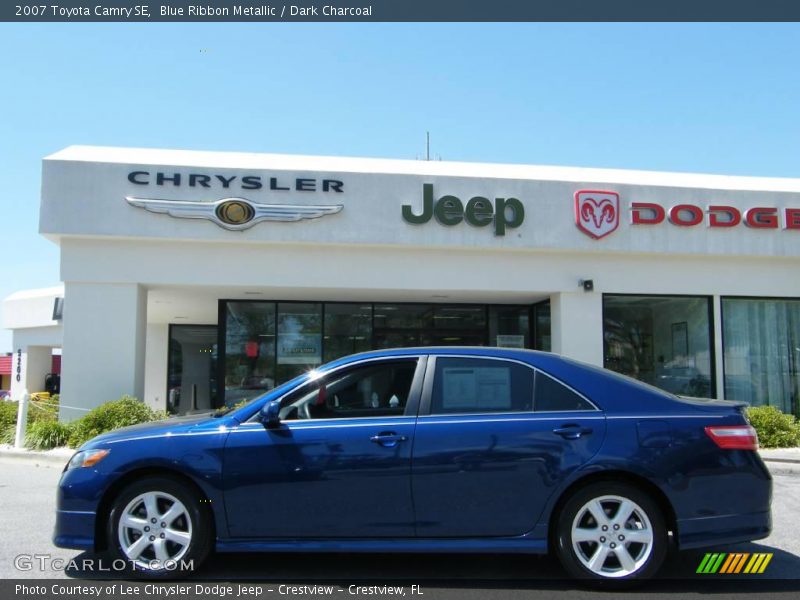 Blue Ribbon Metallic / Dark Charcoal 2007 Toyota Camry SE