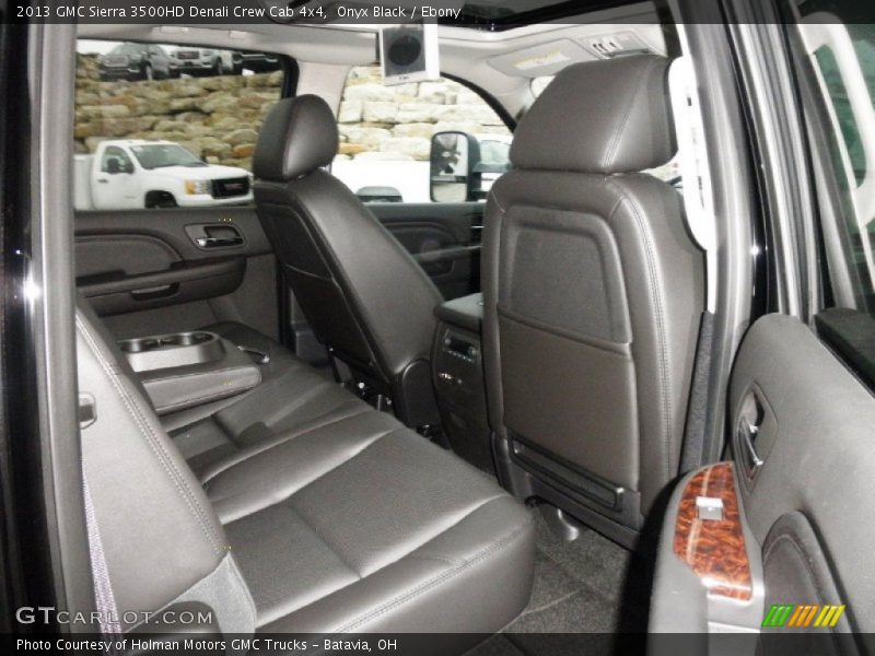 Onyx Black / Ebony 2013 GMC Sierra 3500HD Denali Crew Cab 4x4