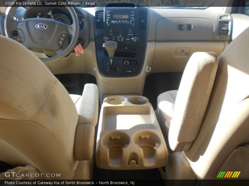 Sunset Gold Metallic / Beige 2008 Kia Sedona LX