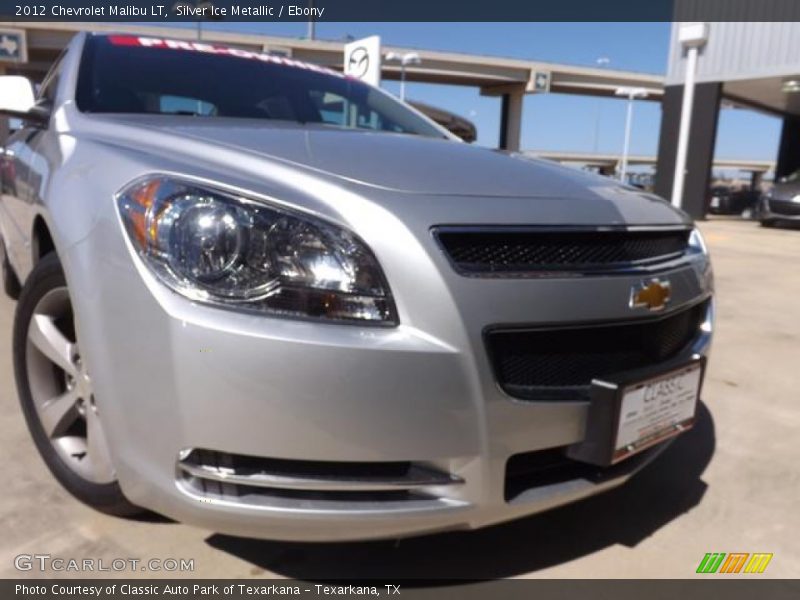 Silver Ice Metallic / Ebony 2012 Chevrolet Malibu LT