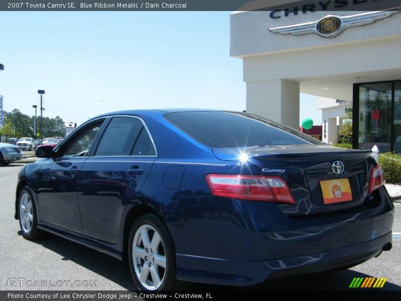 Blue Ribbon Metallic / Dark Charcoal 2007 Toyota Camry SE