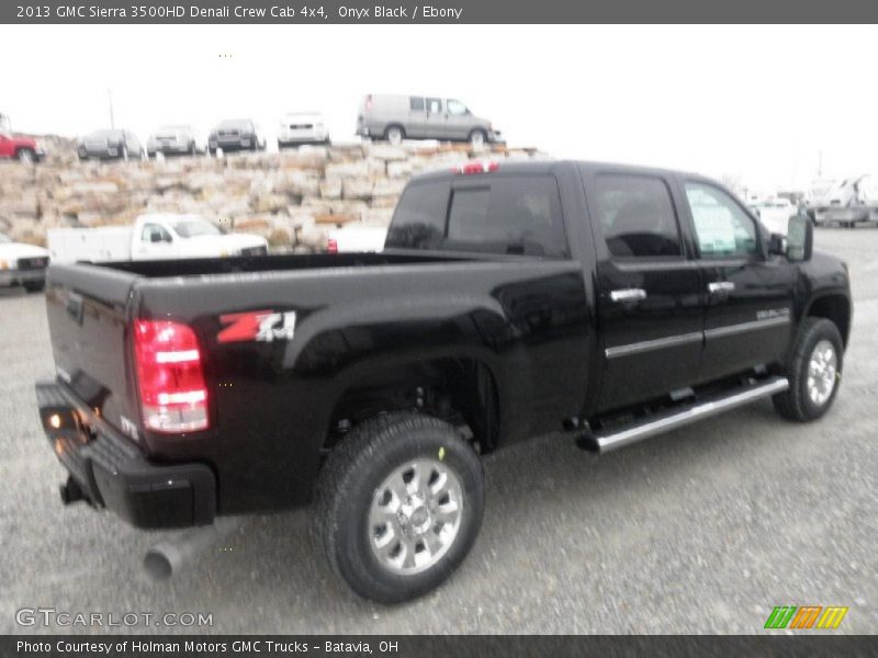 Onyx Black / Ebony 2013 GMC Sierra 3500HD Denali Crew Cab 4x4