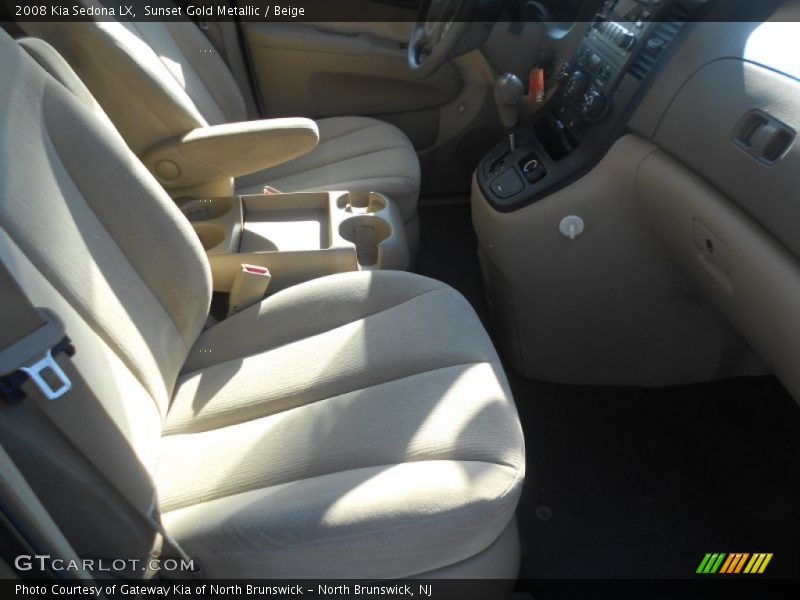 Sunset Gold Metallic / Beige 2008 Kia Sedona LX