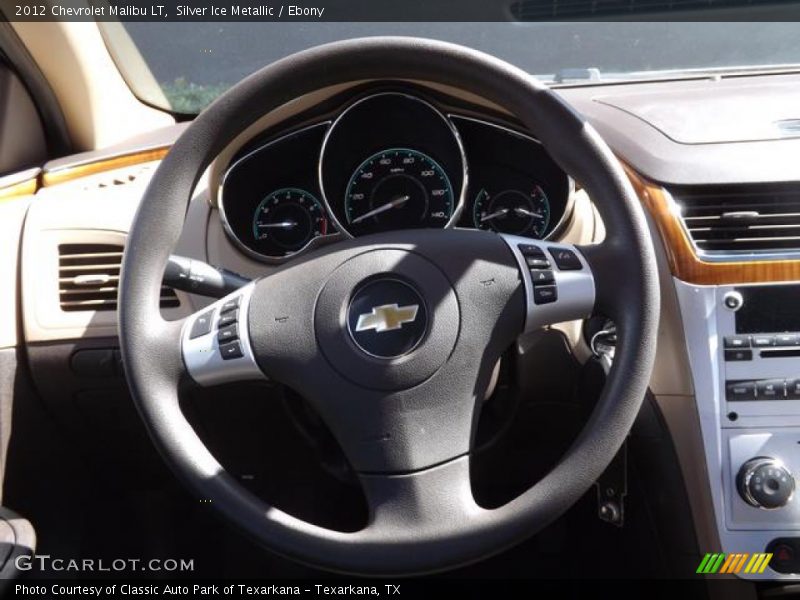 Silver Ice Metallic / Ebony 2012 Chevrolet Malibu LT