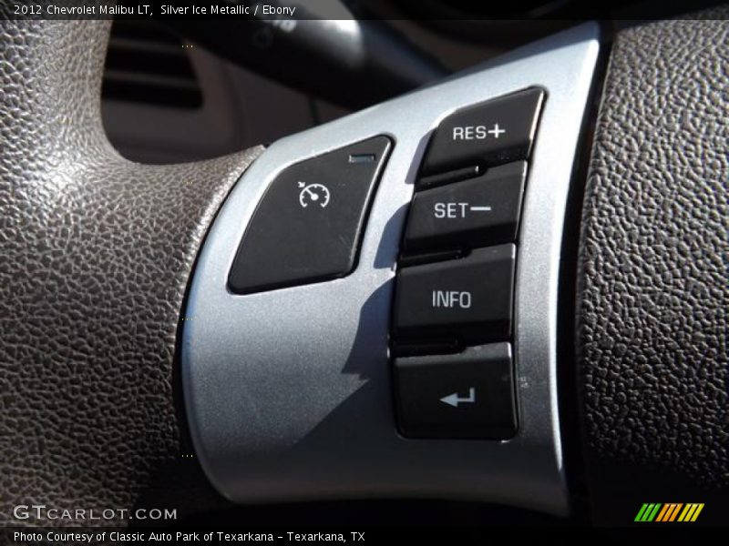 Silver Ice Metallic / Ebony 2012 Chevrolet Malibu LT