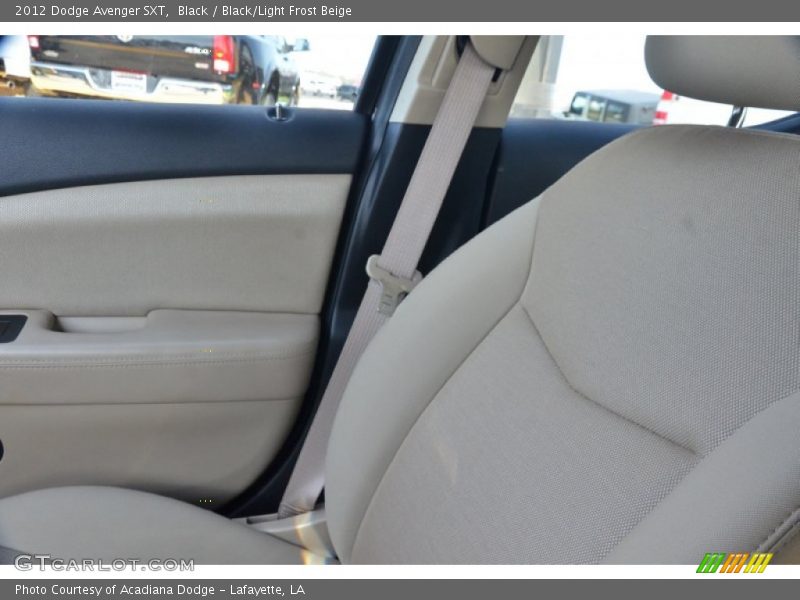Black / Black/Light Frost Beige 2012 Dodge Avenger SXT